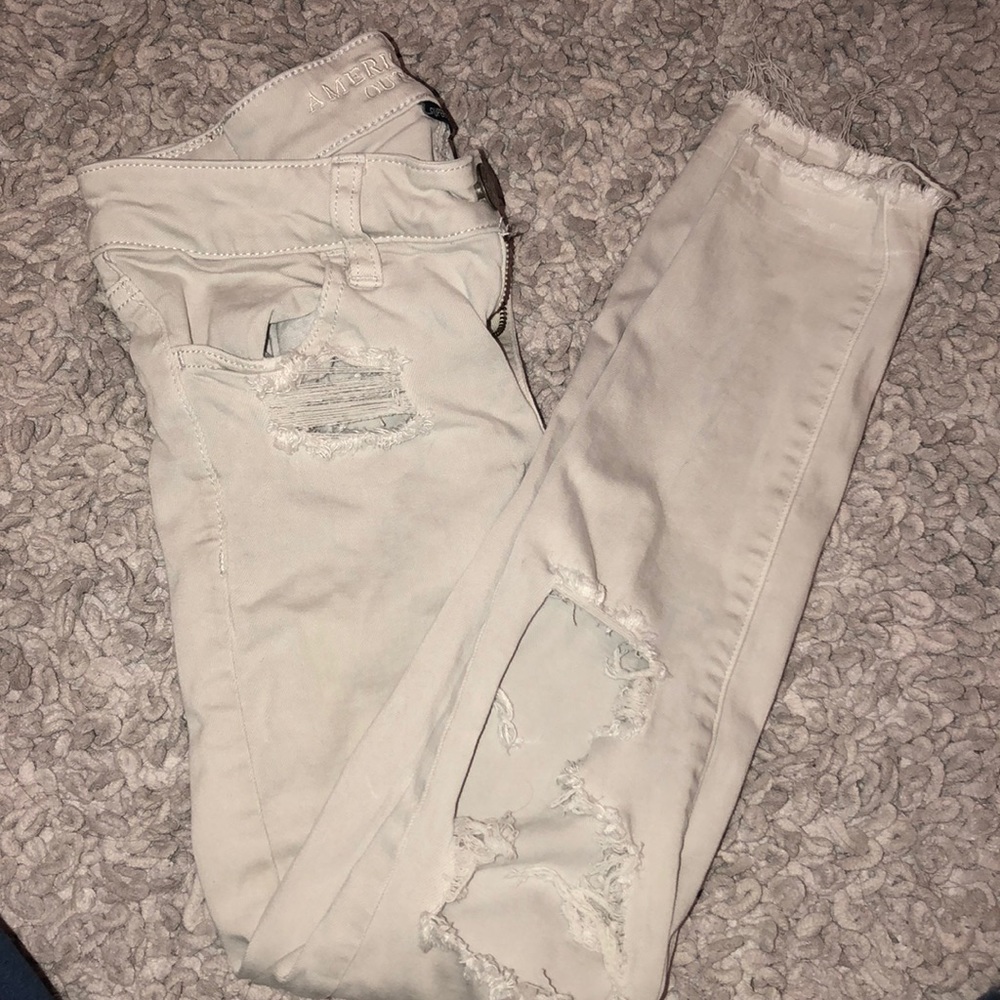 super ripped in the knee jeans